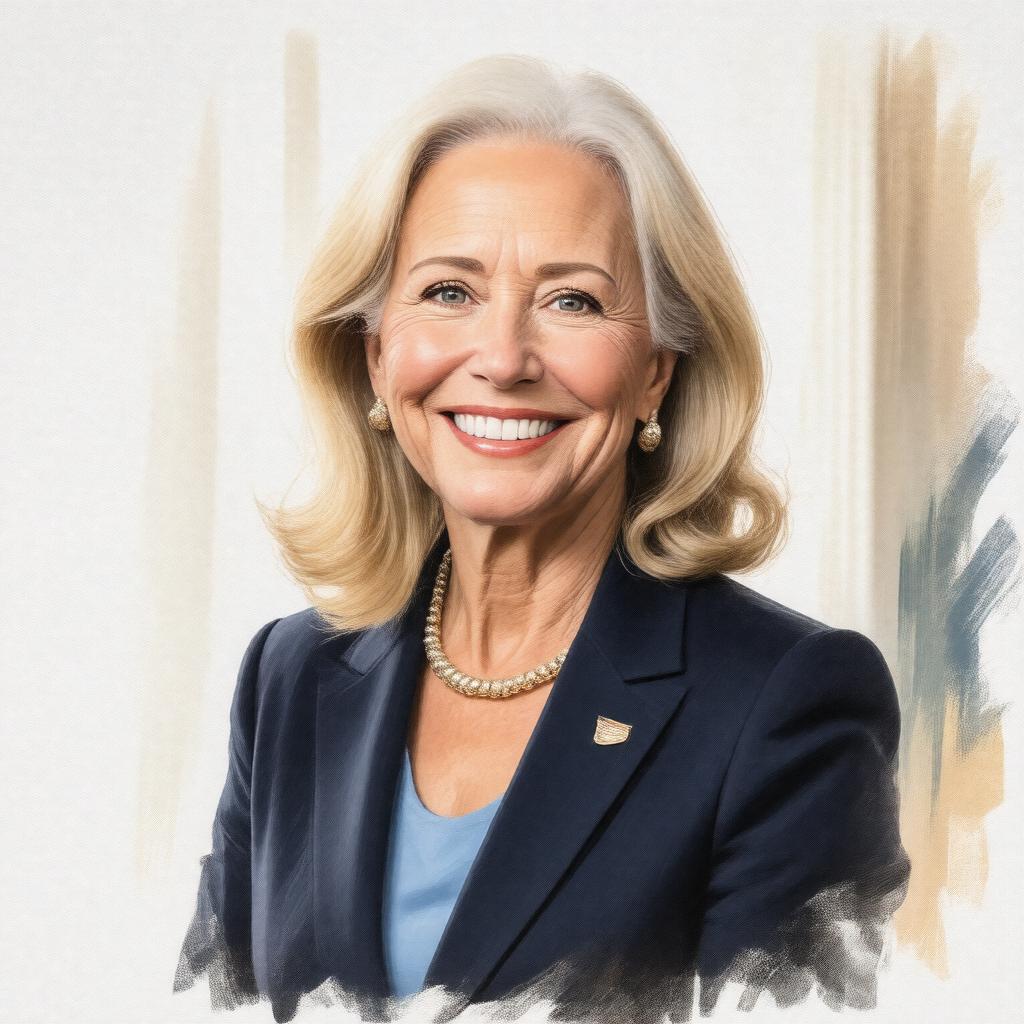 AI-created image of Jill Tracy Jacobs Biden