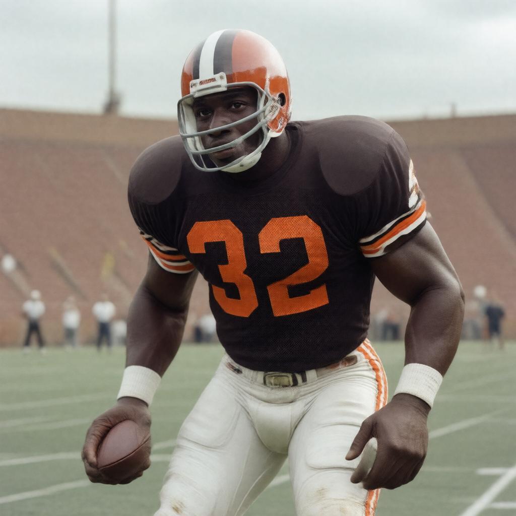 AI-created image of Jim Brown