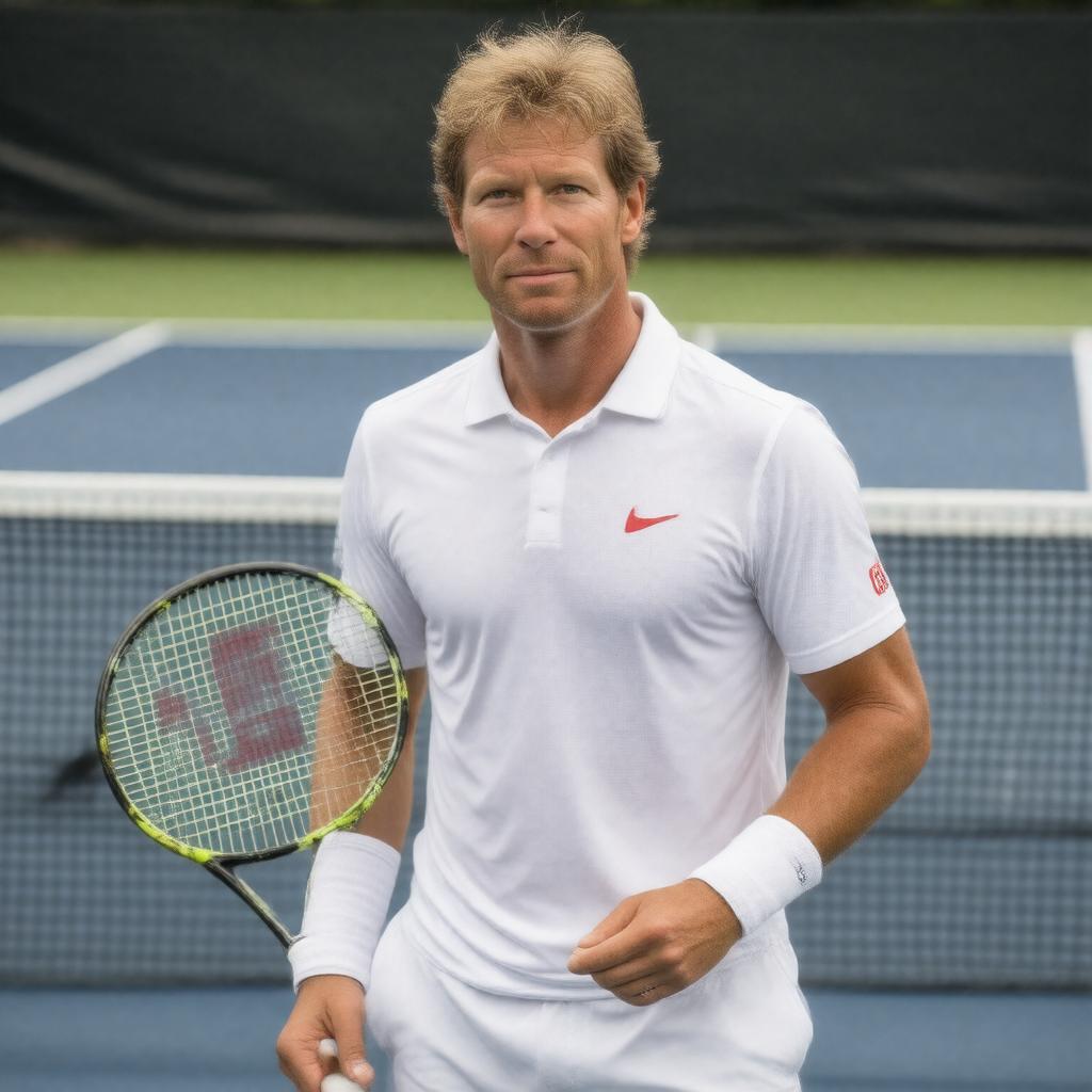 AI-created image of Jim Courier