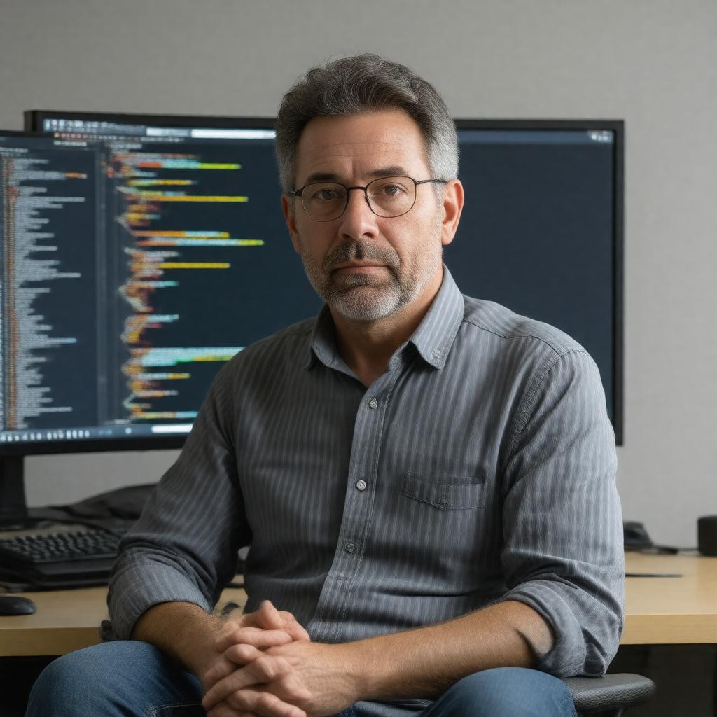 Click to view larger image AI-created image of Jim Gettys