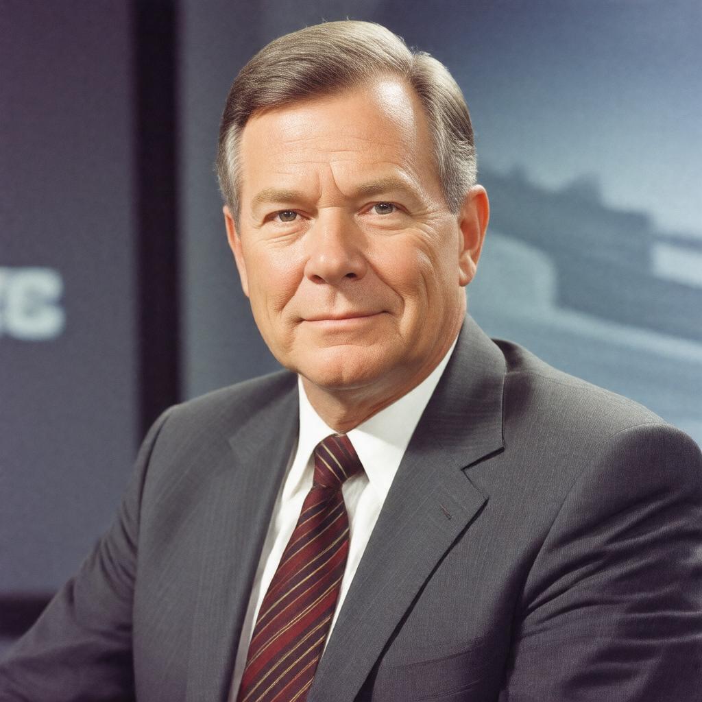 AI-created image of Jim Lehrer