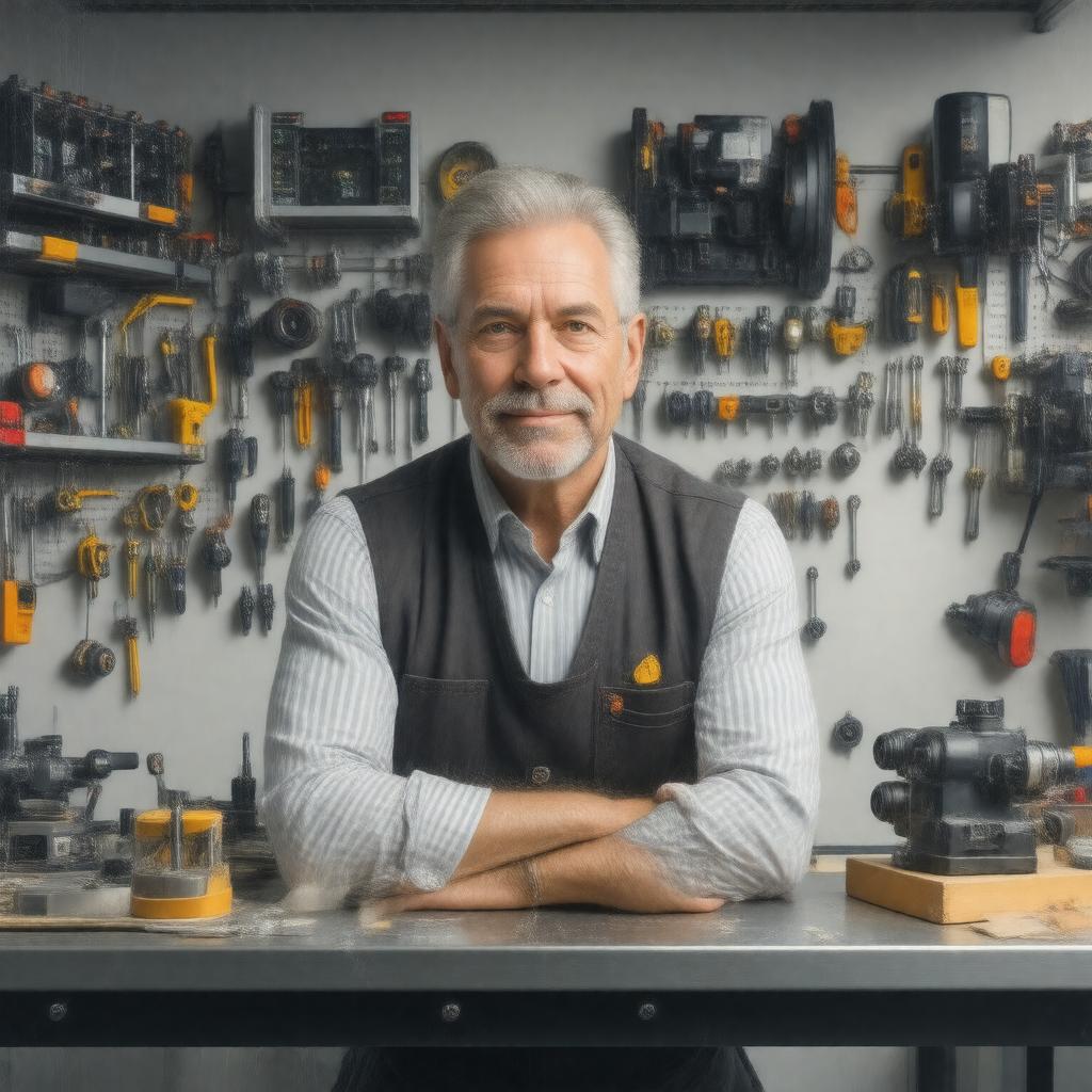 AI-created image of Jim Newton