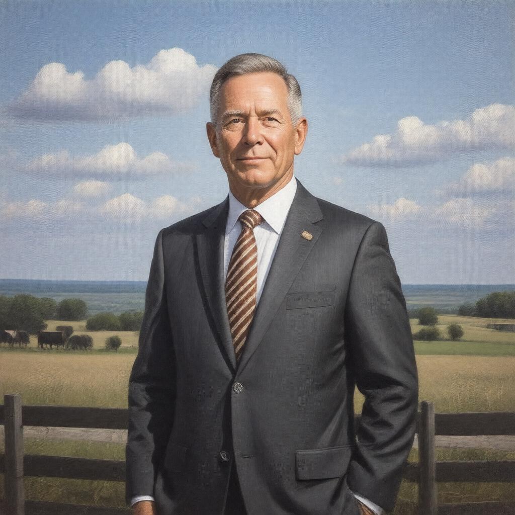 AI-created image of Jim Pillen