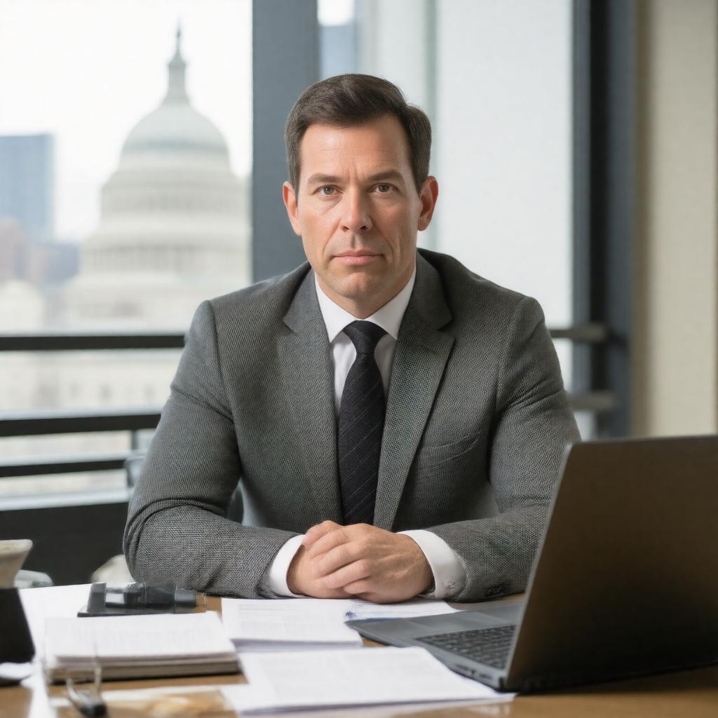 Click to view larger image AI-created image of Jim VandeHei