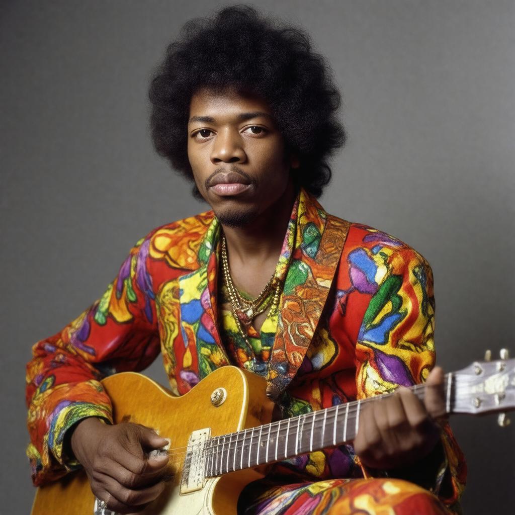 AI-created image of Jimi Hendrix
