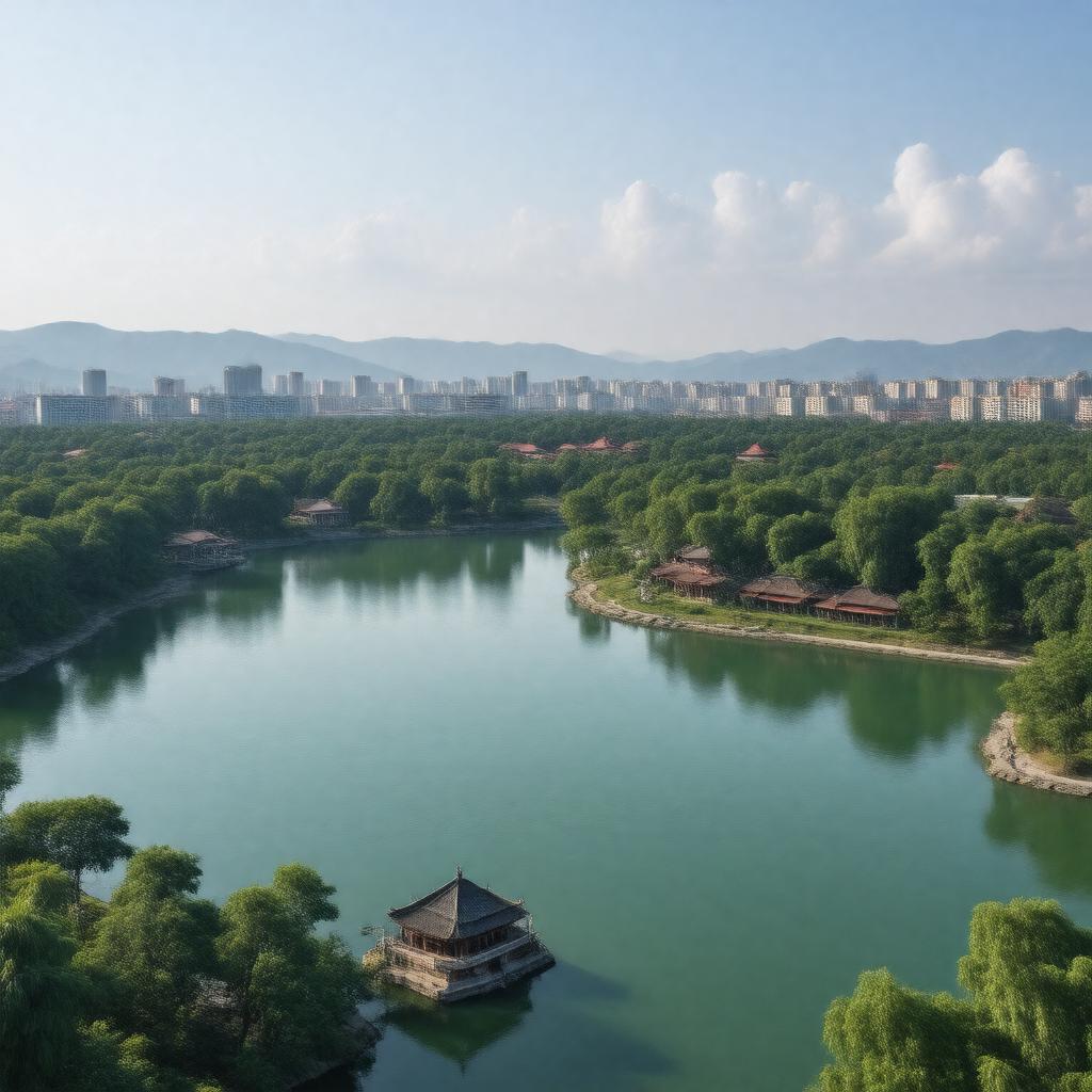 AI-created image of Jinan, China