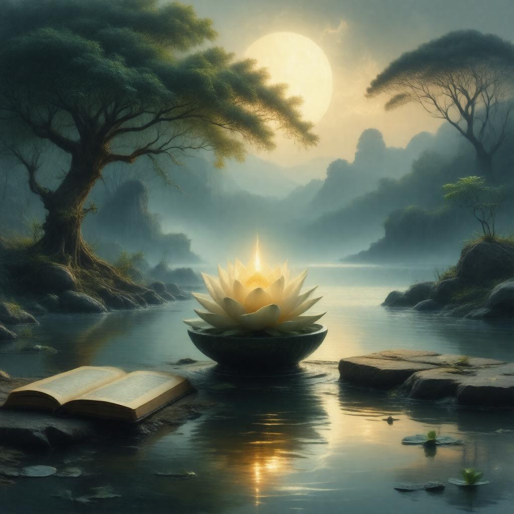 AI-created image of Jnana Yoga