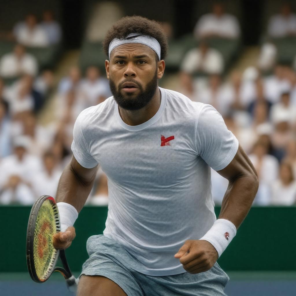 AI-created image of Jo-Wilfried Tsonga
