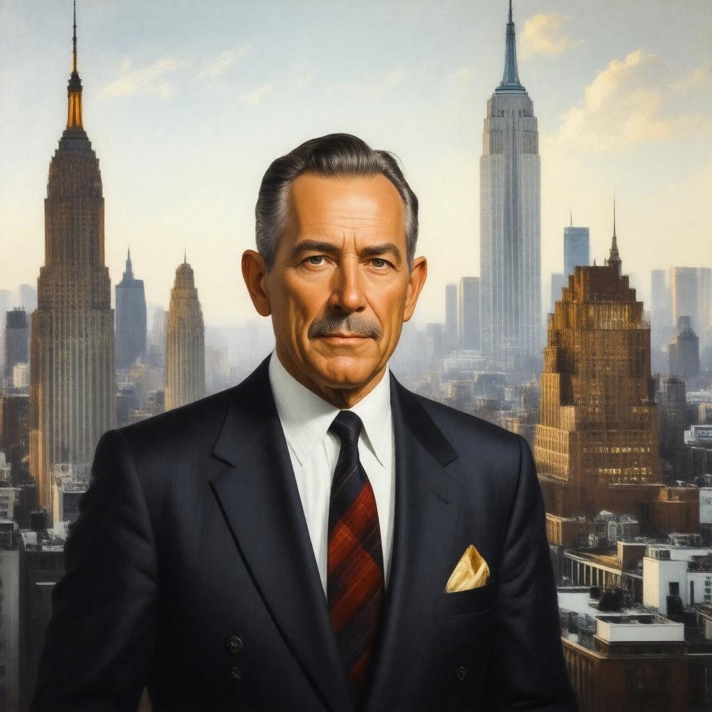 AI-created image of Jo Mielziner