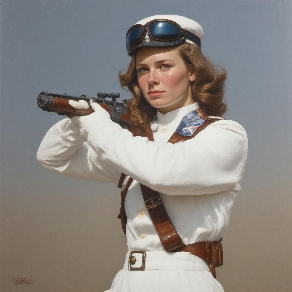 Click to view larger image AI-created image of Joan Archer
