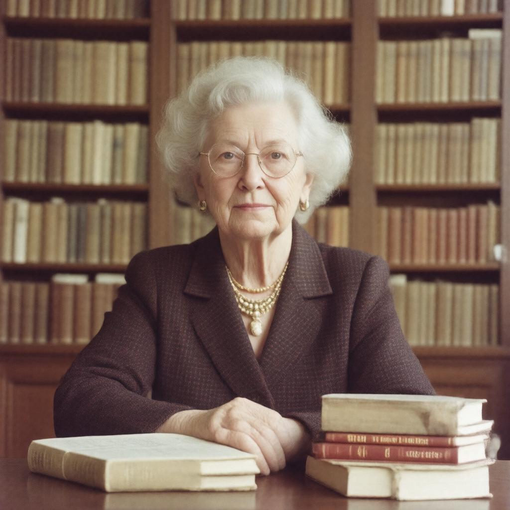 AI-created image of Joan Fisher Box