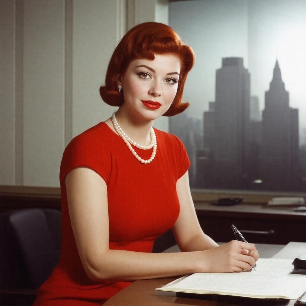 AI-created image of Joan Holloway