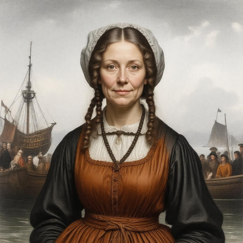 AI-created image of Joan Hurst