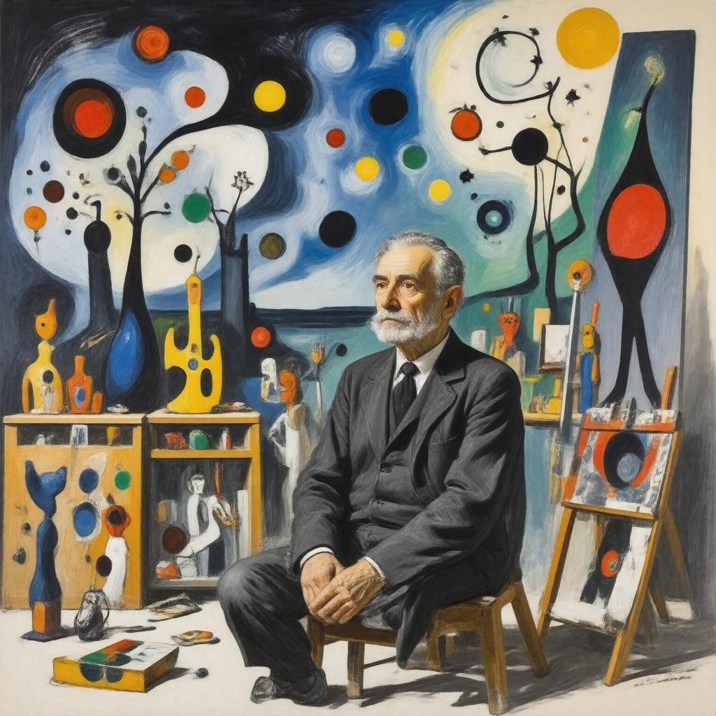 AI-created image of Joan Miró