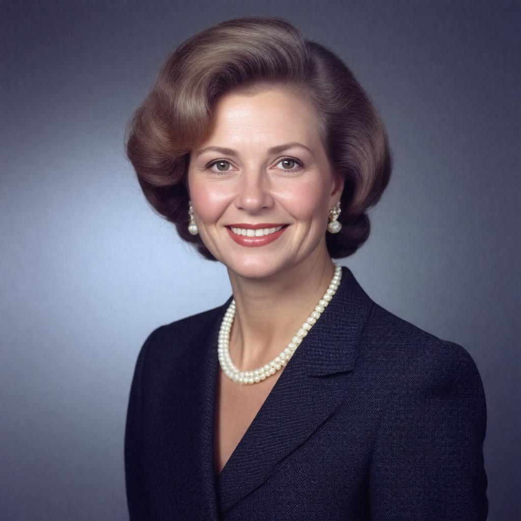 AI-created image of Joan Mondale