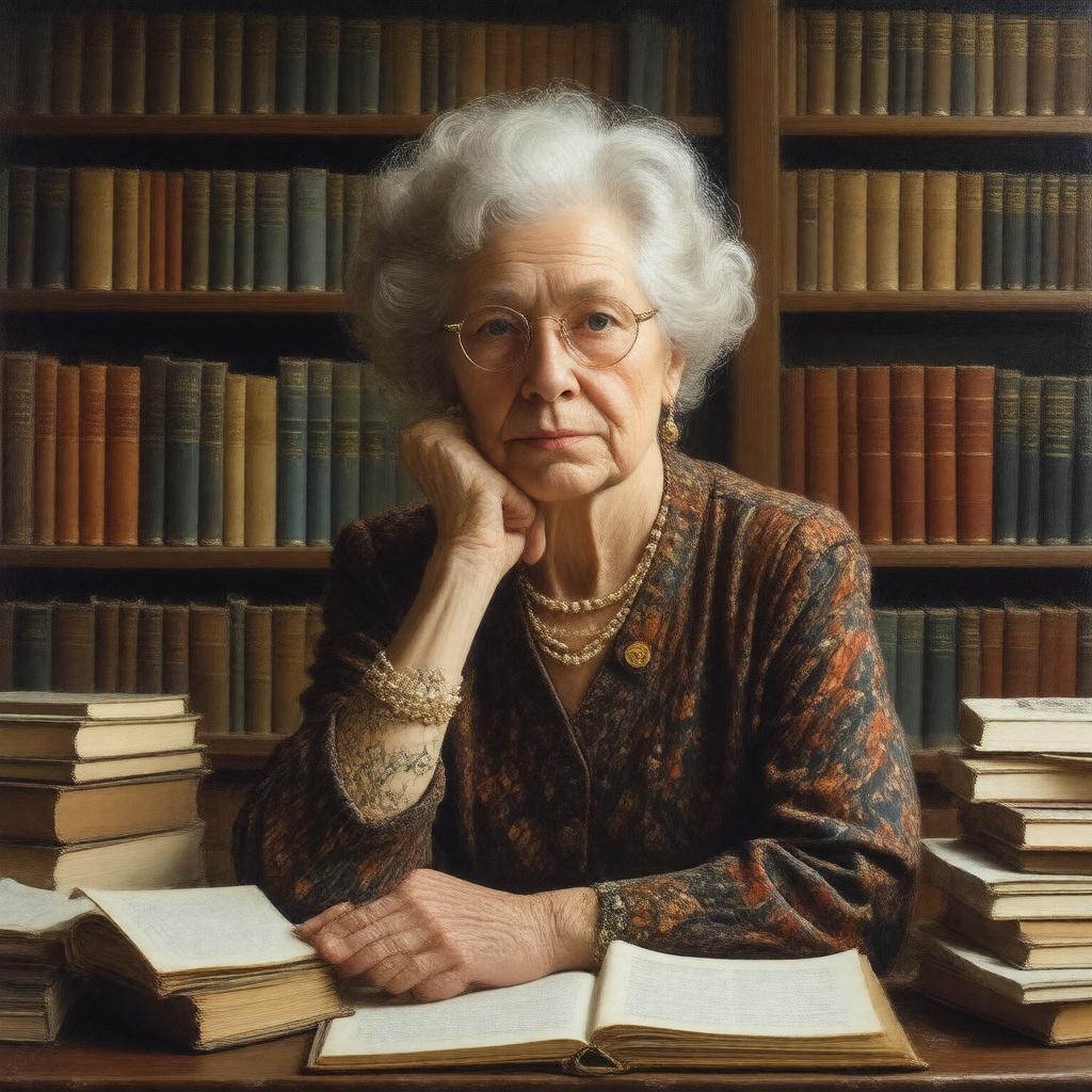 AI-created image of Joan Robinson
