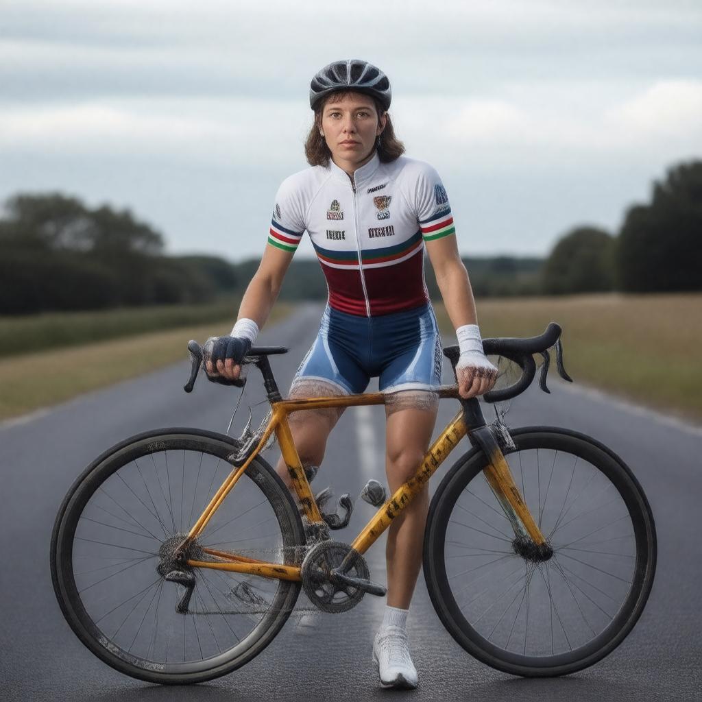 AI-created image of Joanna Swinnerton