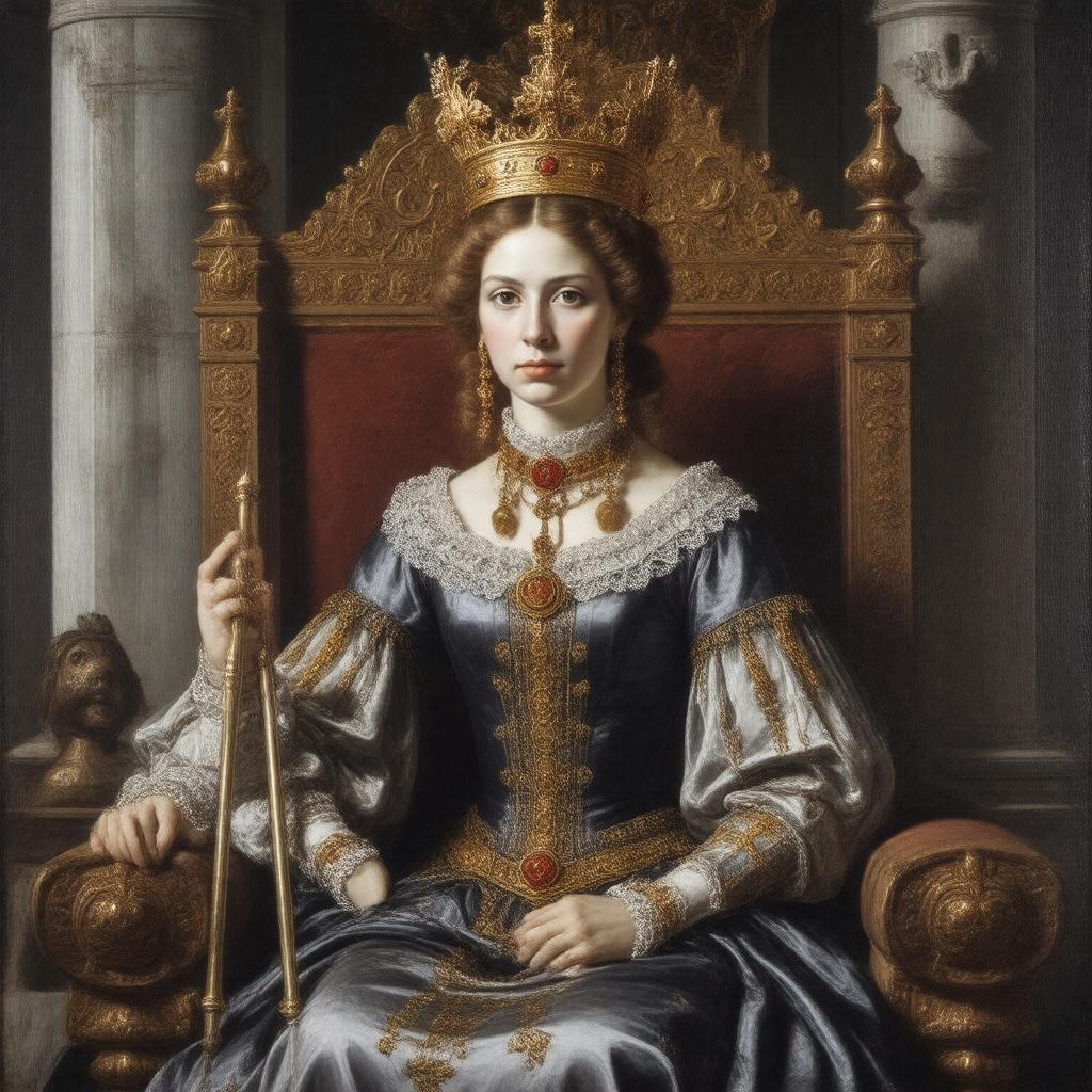AI-created image of Joanna of Castile