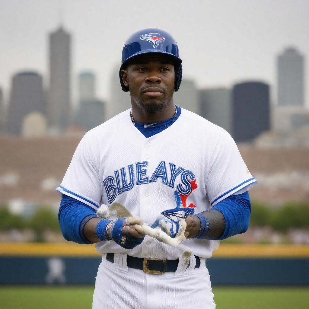 AI-created image of Joe Carter