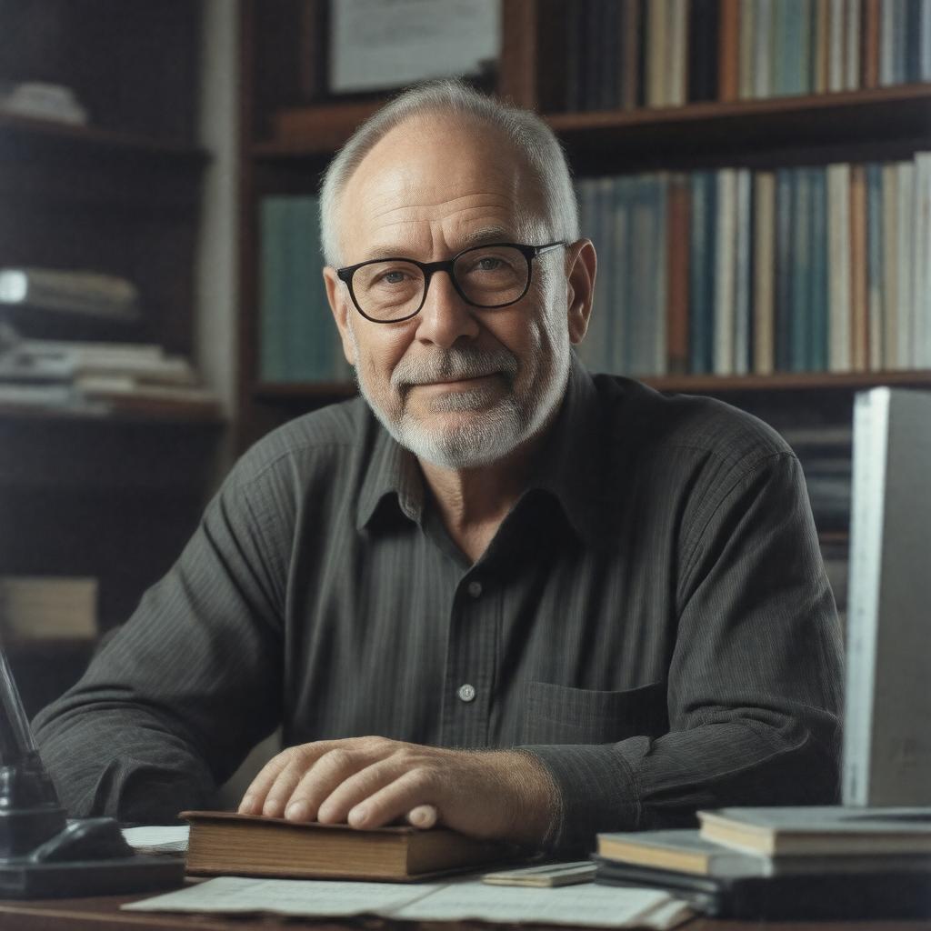 AI-created image of Joe Haldeman