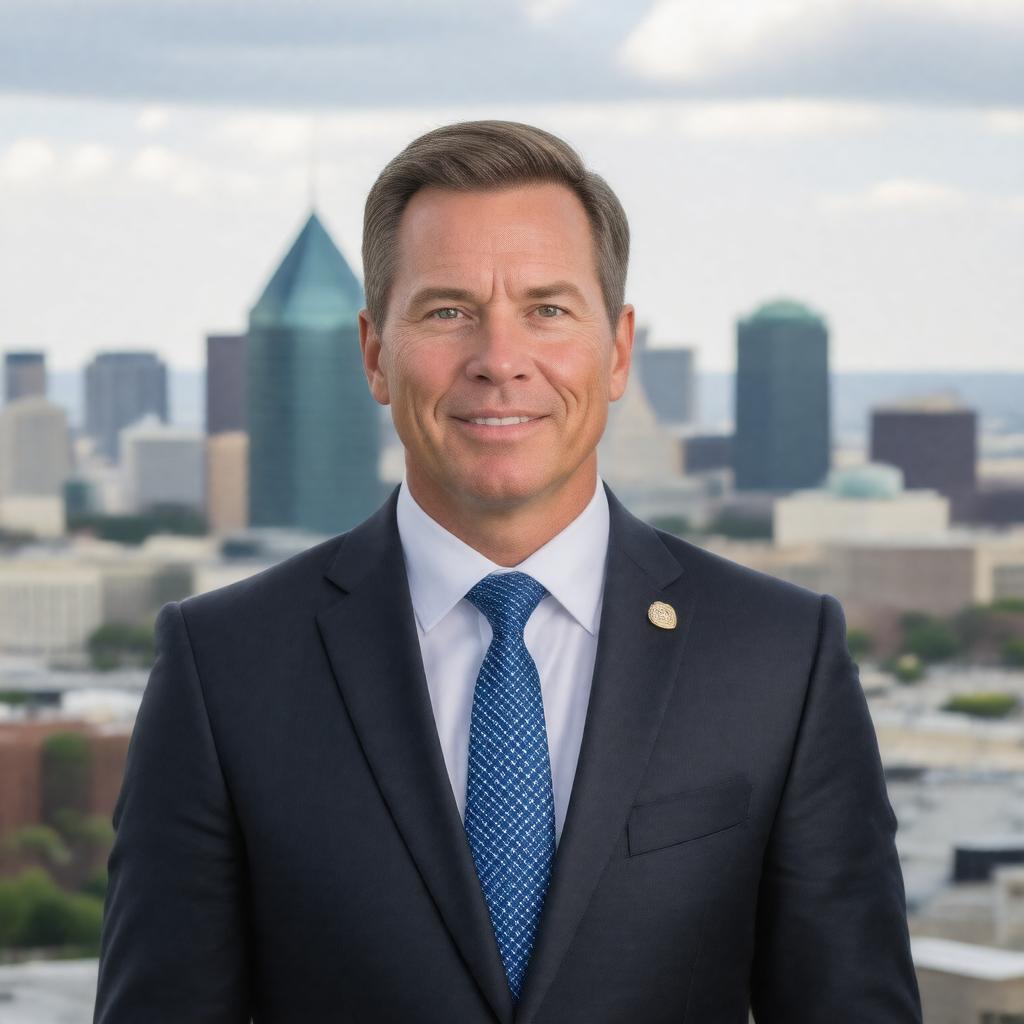 AI-created image of Joe Hogsett