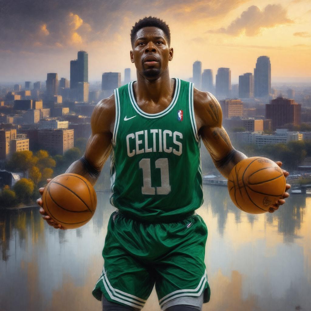 AI-created image of Joe Johnson