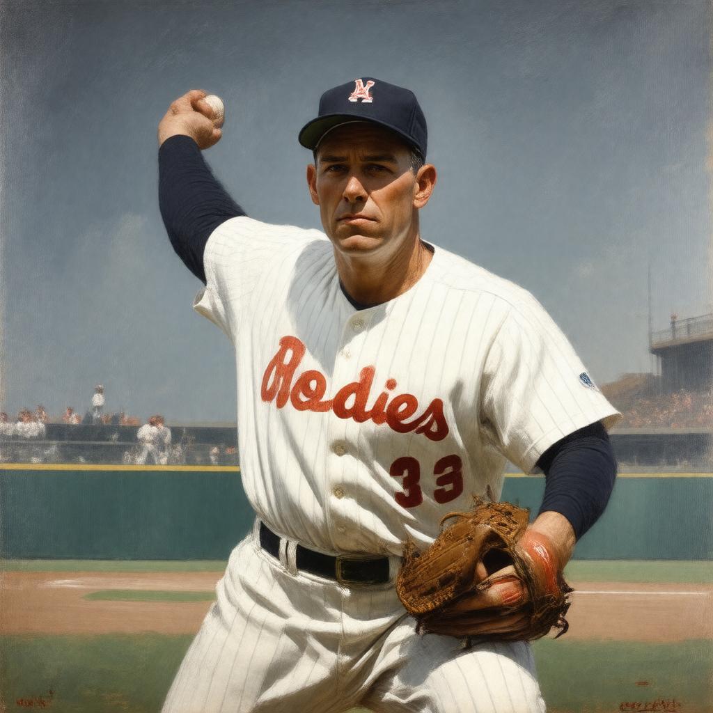 AI-created image of Joe McGinnity