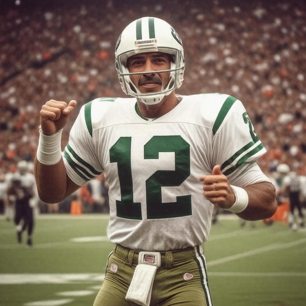 AI-created image of Joe Namath