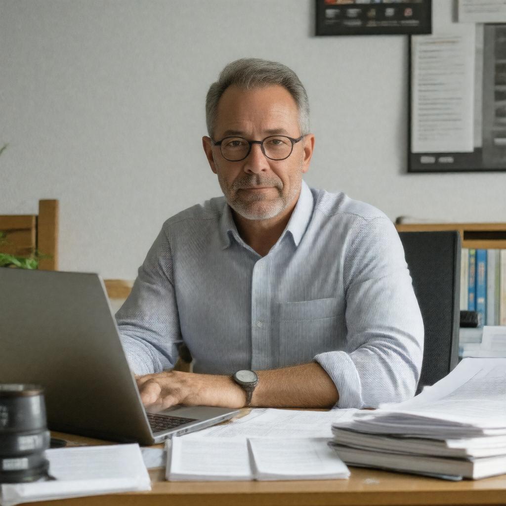 AI-created image of Joe Pinsker