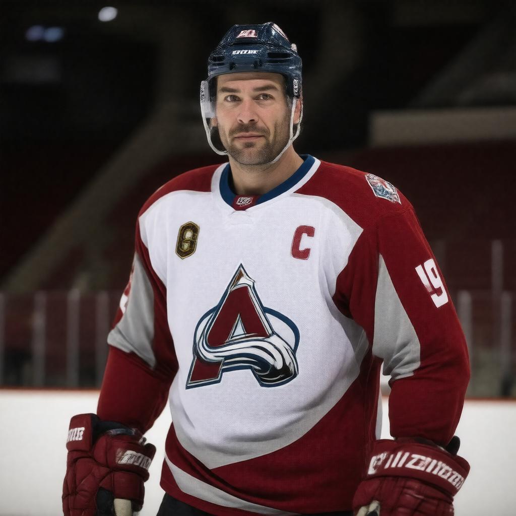 AI-created image of Joe Sakic