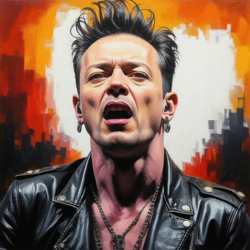 AI-created image of Joe Strummer