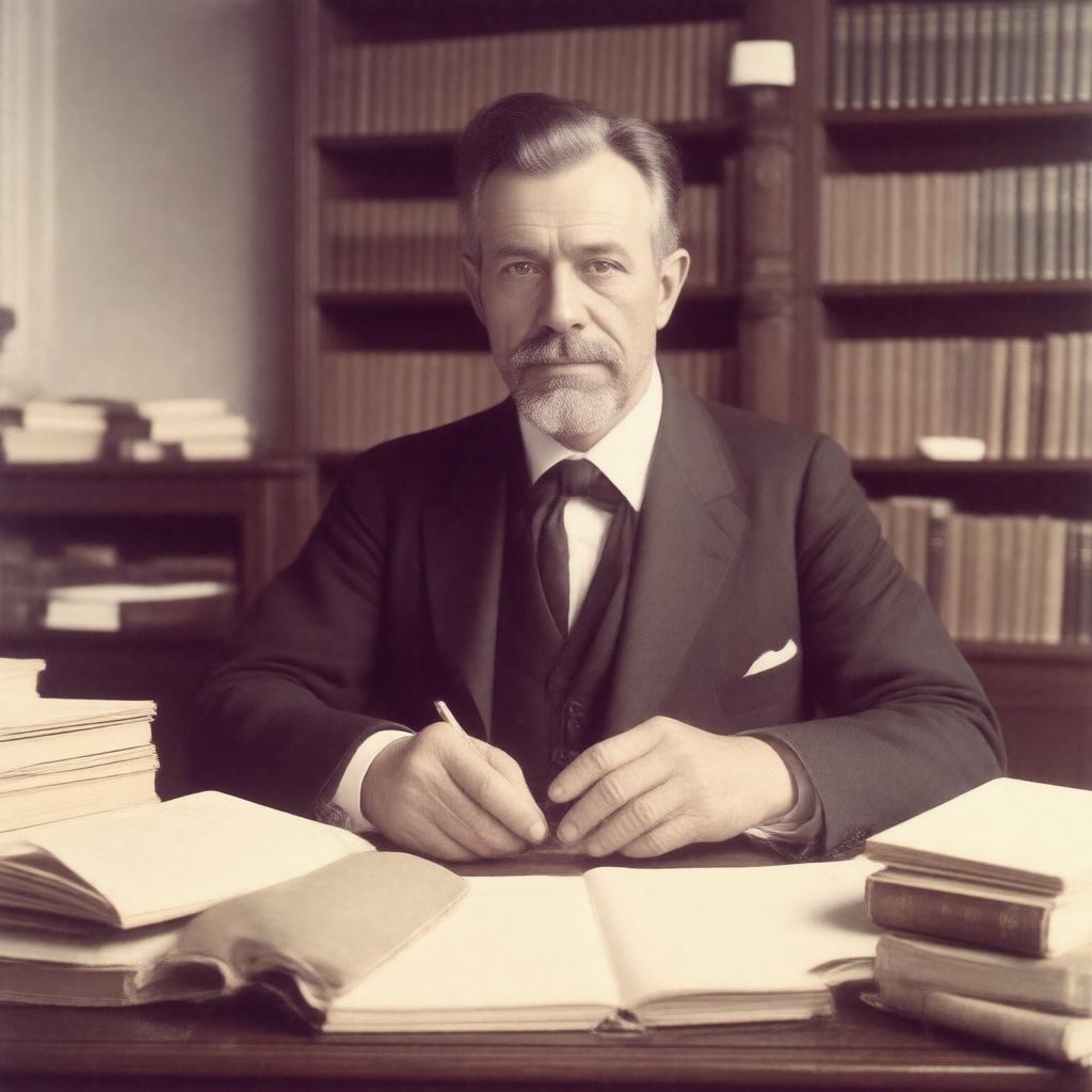 AI-created image of Joel Elias Spingarn