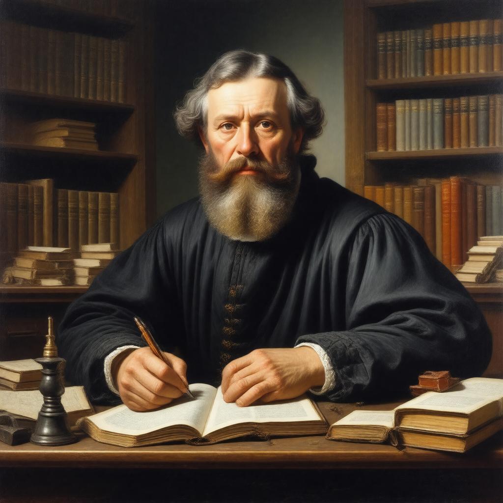 AI-created image of Johann Arndt