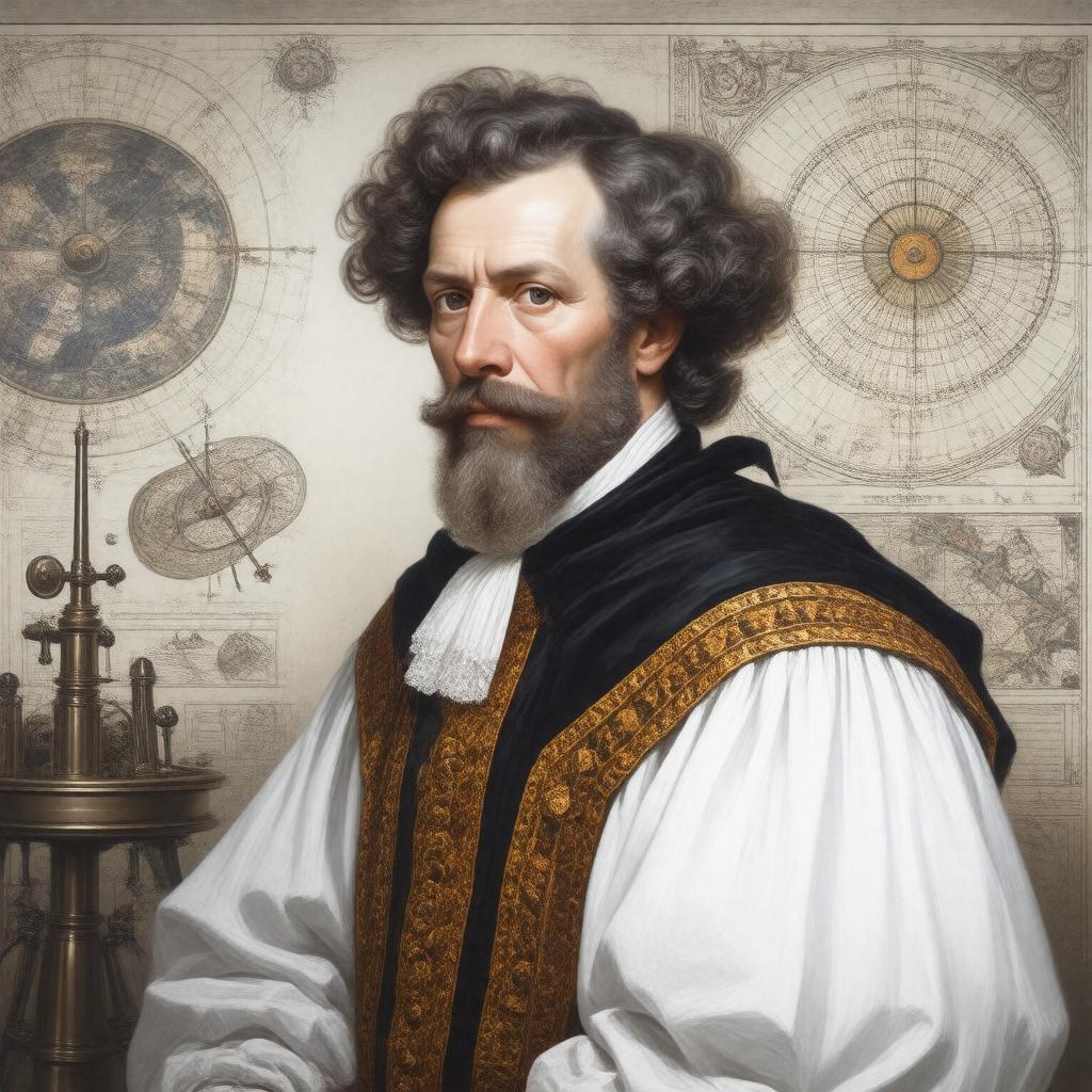 AI-created image of Johann Baptist Cysat