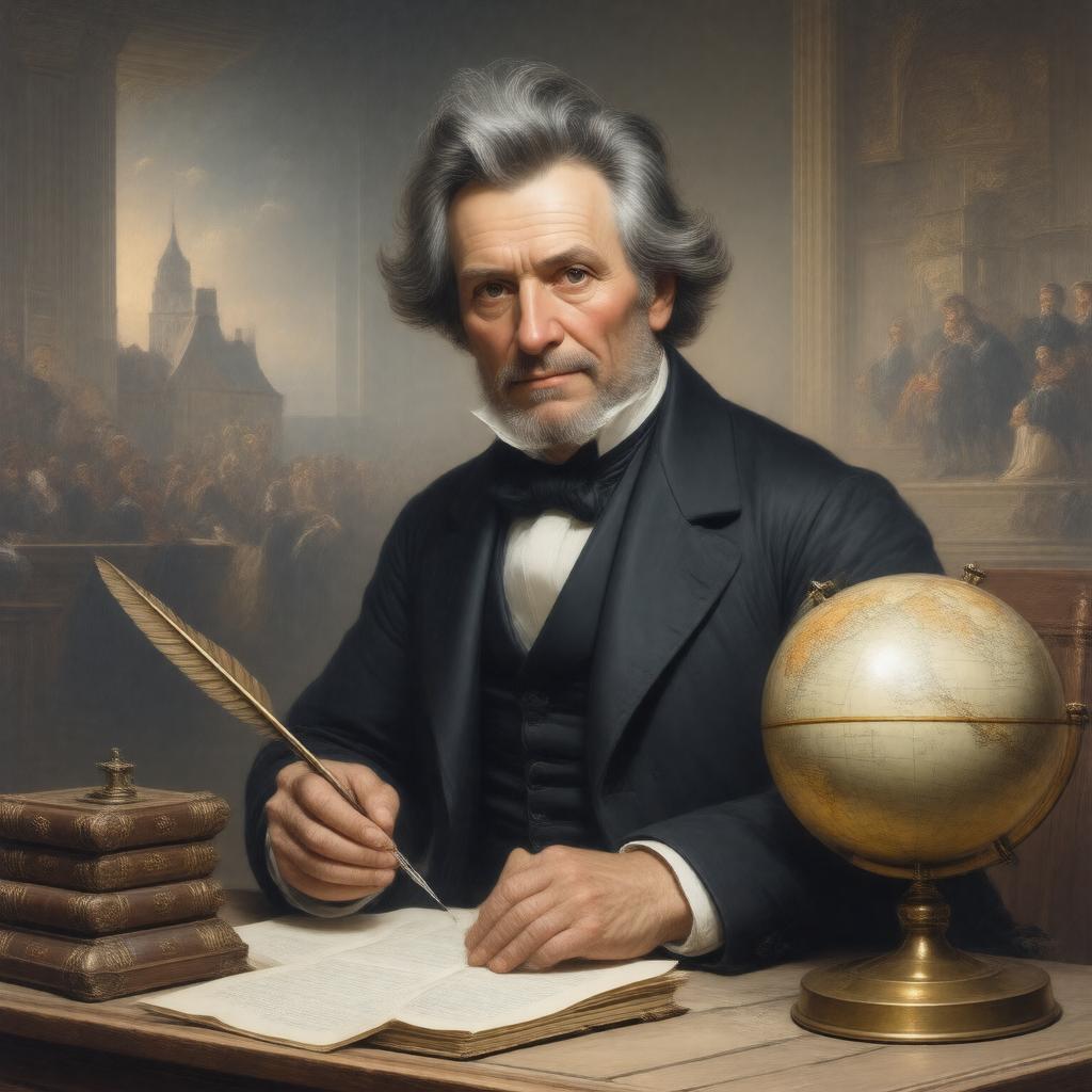 AI-created image of Johann Carl Friedrich Gauss