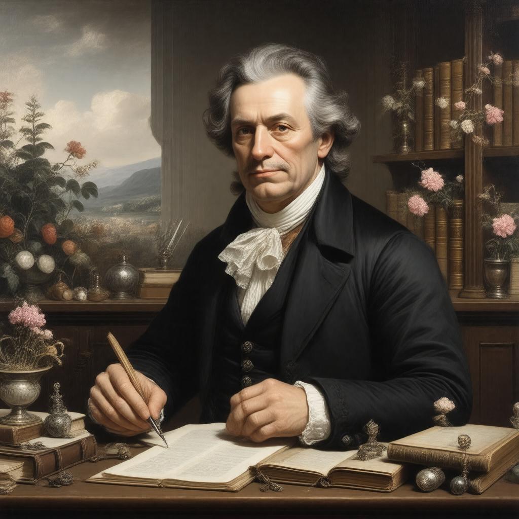 AI-created image of Johann Christian Daniel von Schreber