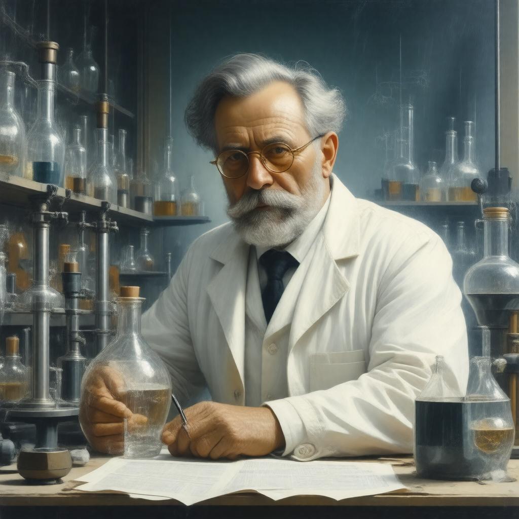 AI-created image of Johann Deisenhofer