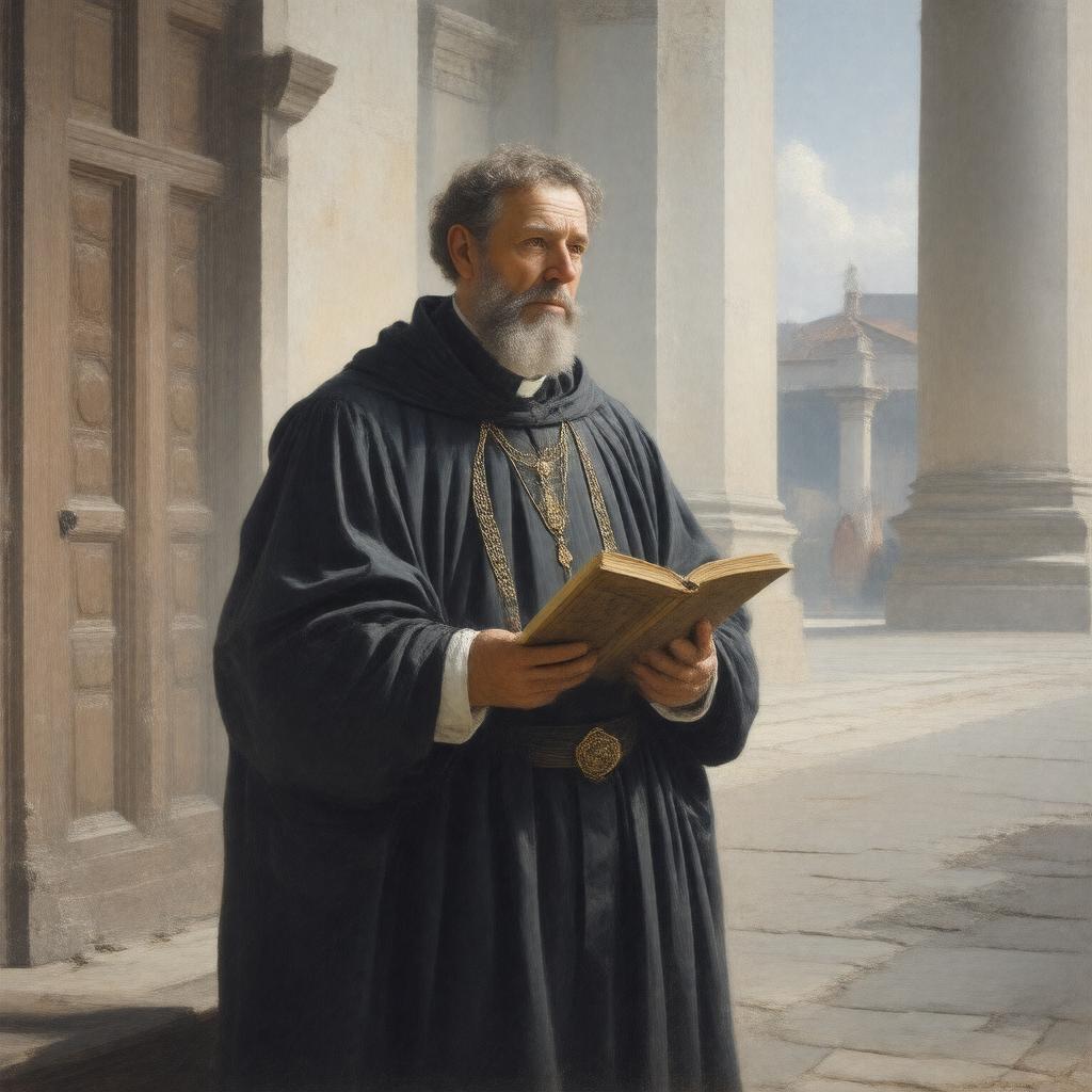 AI-created image of Johann Eck