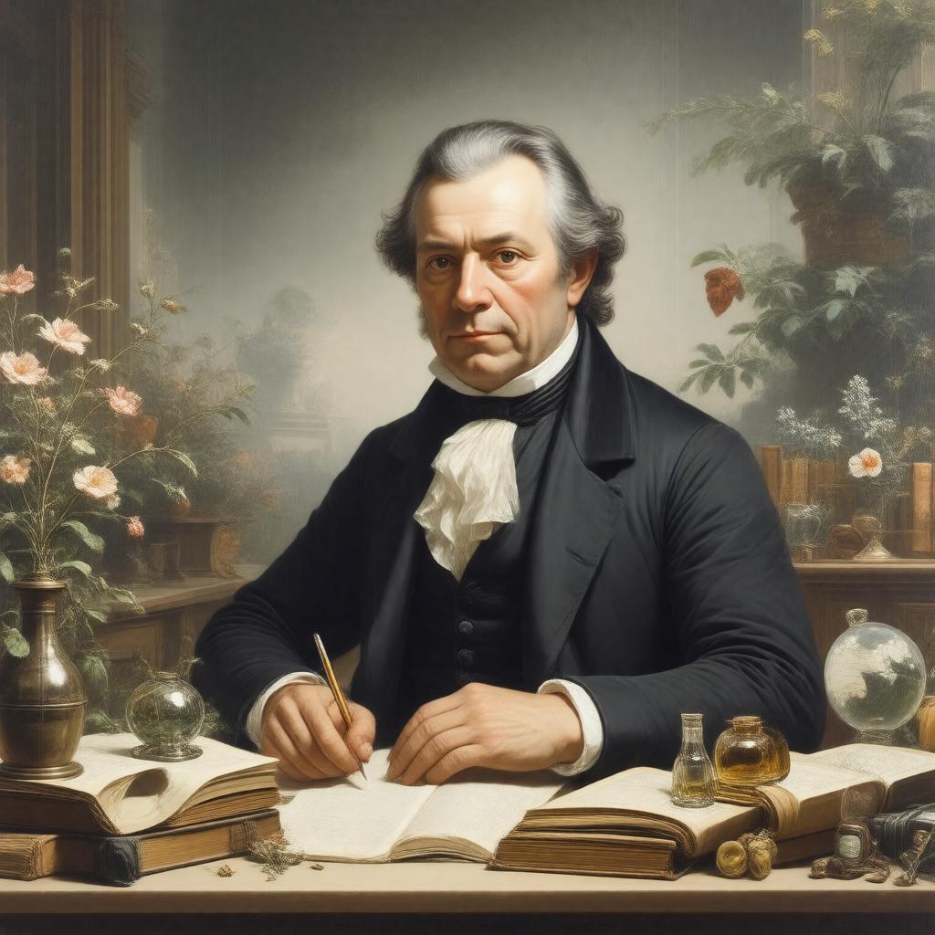 AI-created image of Johann Friedrich Gmelin