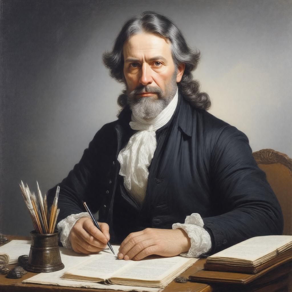 AI-created image of Johann Friedrich Pfaff