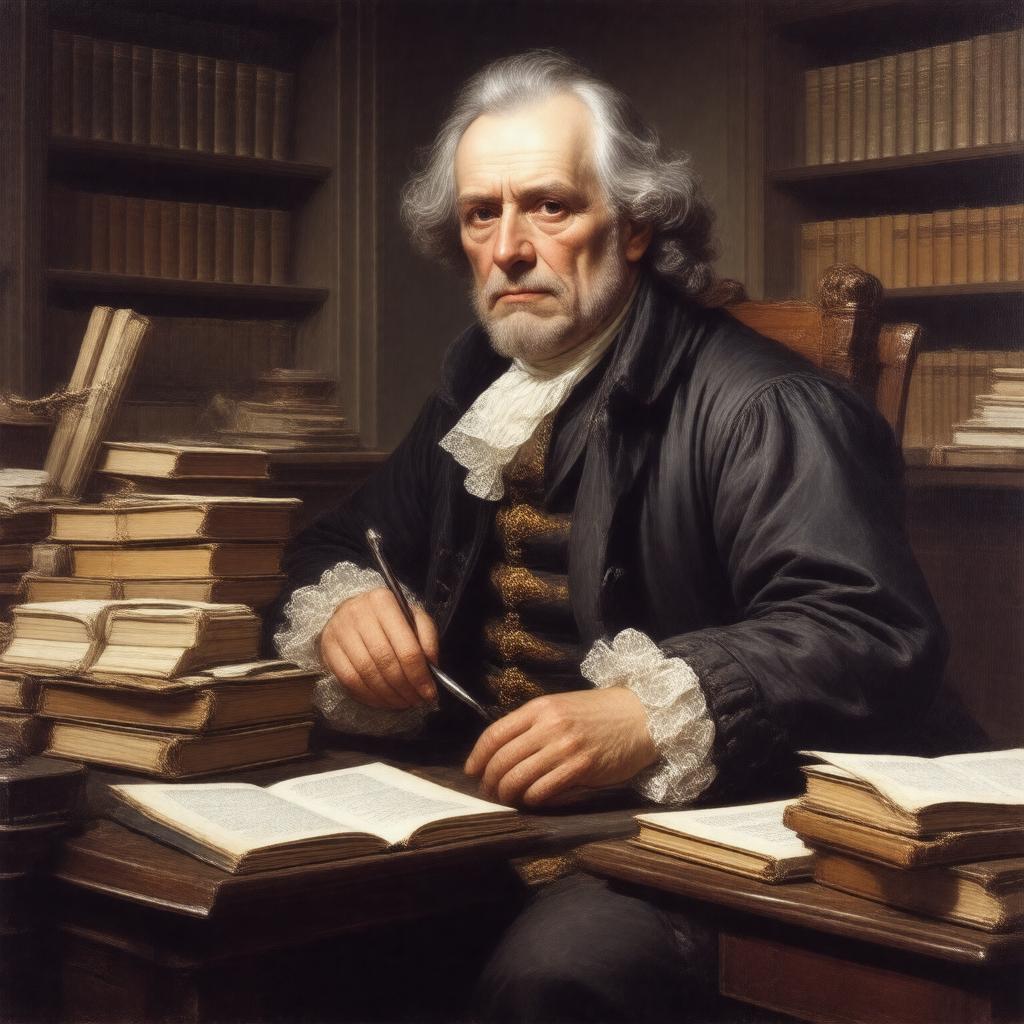 AI-created image of Johann Gottfried Herder