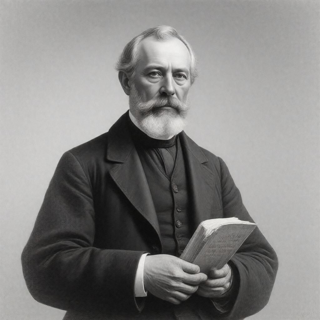 AI-created image of Johann Konrad Wilhelm Löhe