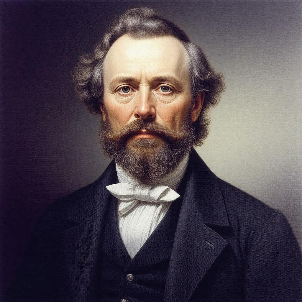 Click to view larger image AI-created image of Johann Martin Hermann