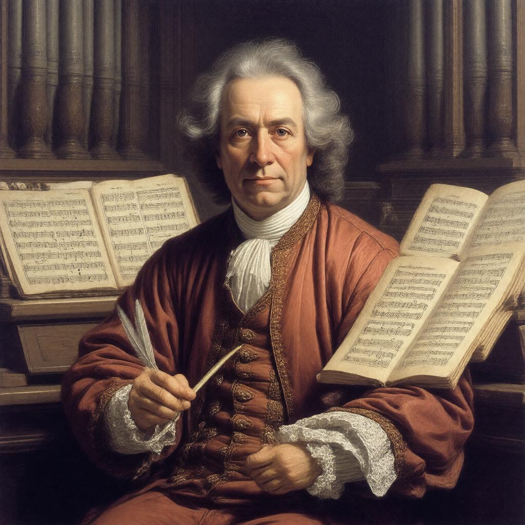 AI-created image of Johann Pachelbel