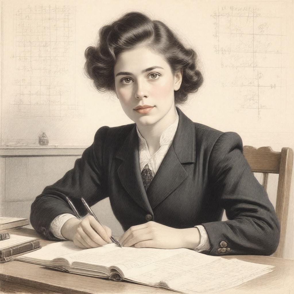 Click to view larger image AI-created image of Johanna Henriette Serre