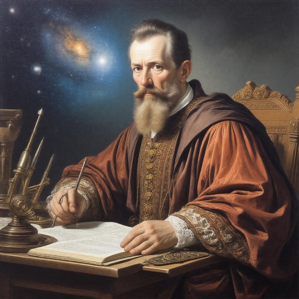 AI-created image of Johannes Kepler