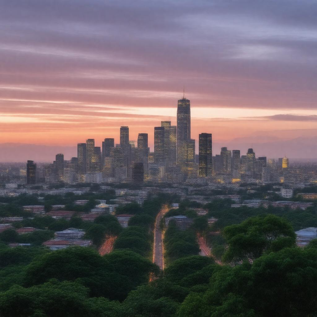 AI-created image of Johannesburg, South Africa