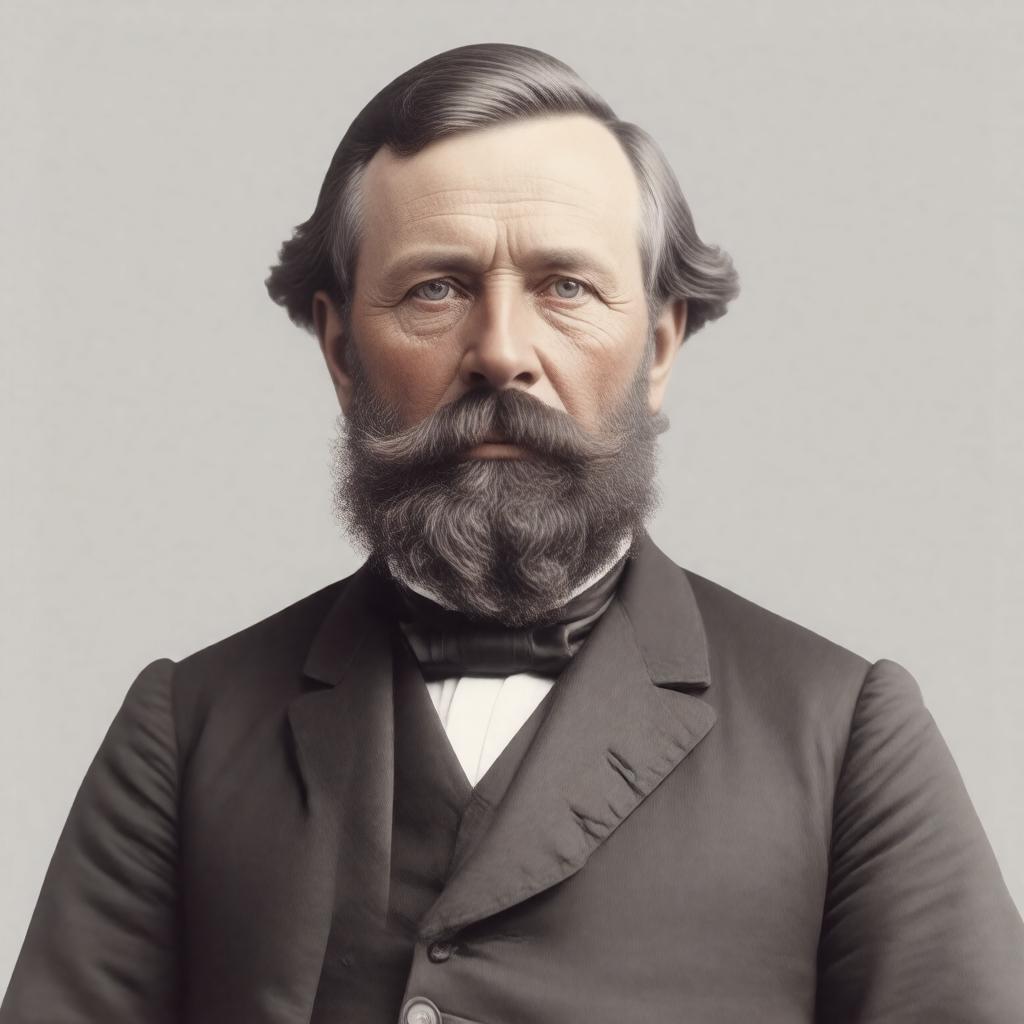 Click to view larger image AI-created image of John A. Andrew