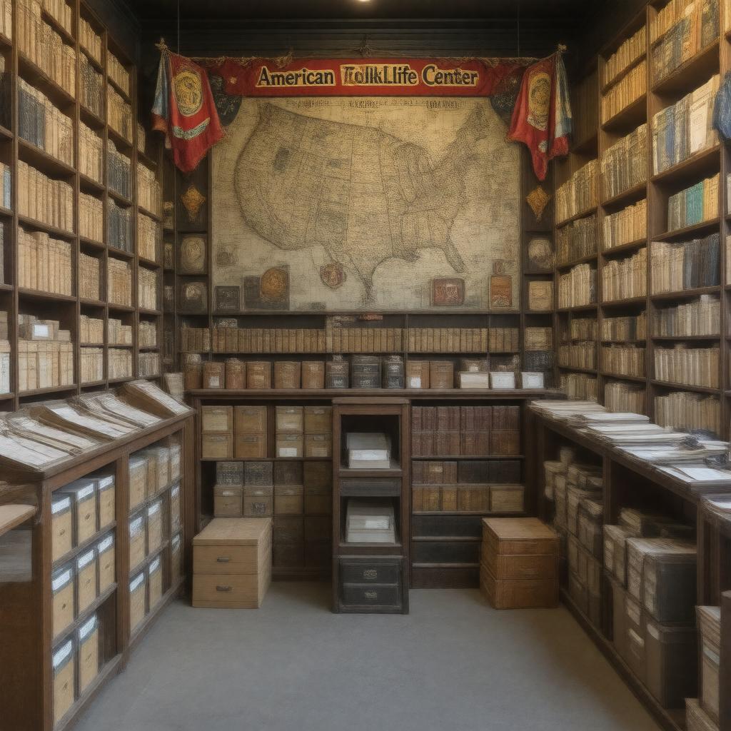 Click to view larger image AI-created image of John A. Lomax Collection