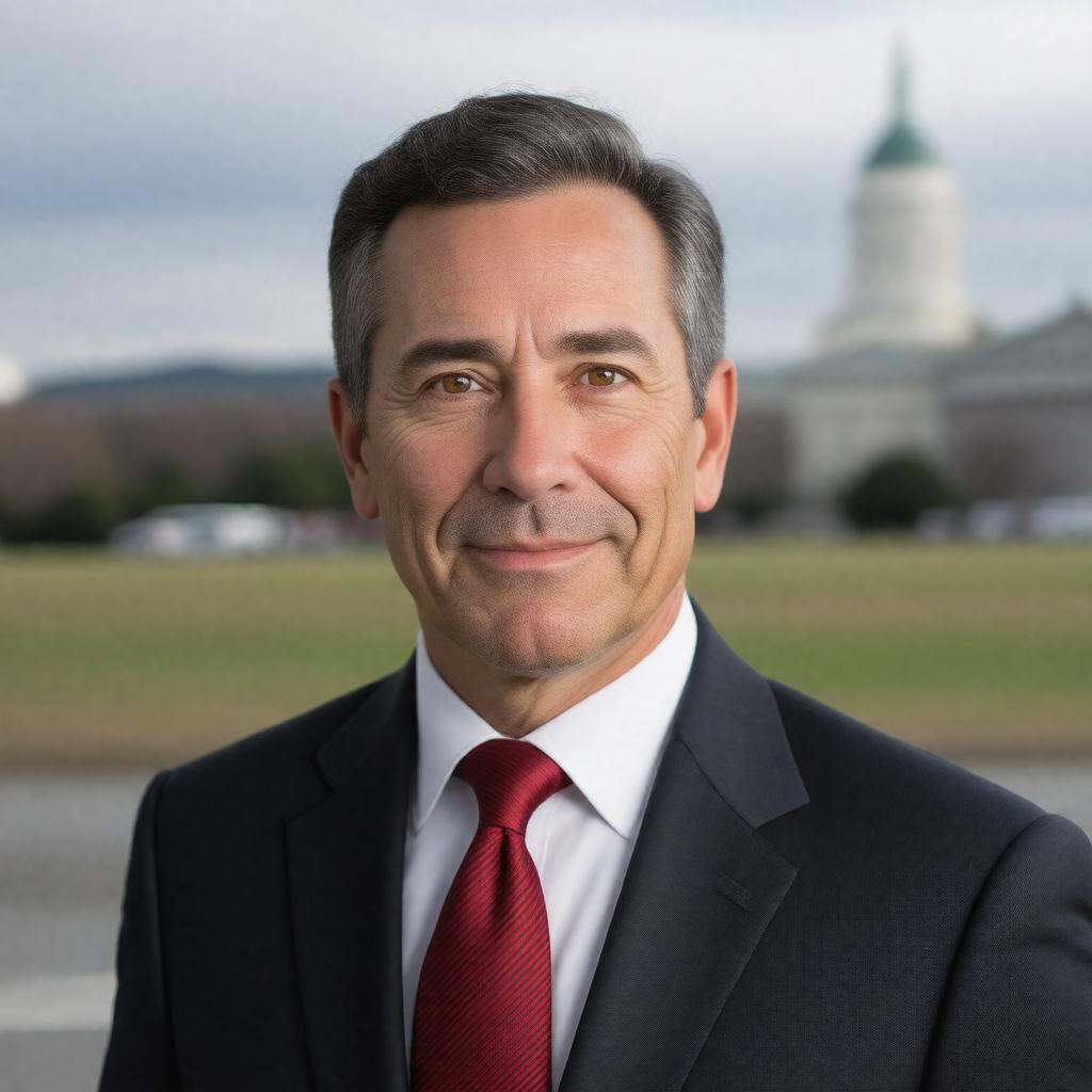 Click to view larger image AI-created image of John A. Pastore